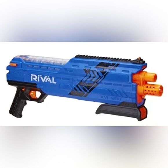 NERF Rival Atlas XVI-1200 Blaster - Red/Blue Set great condition - Picture 5 of 5